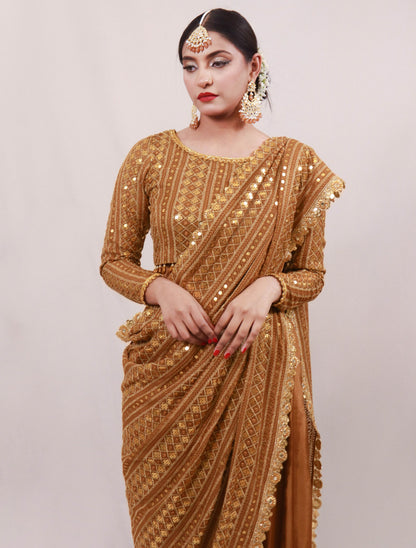 Toffee Sequins Lehenga