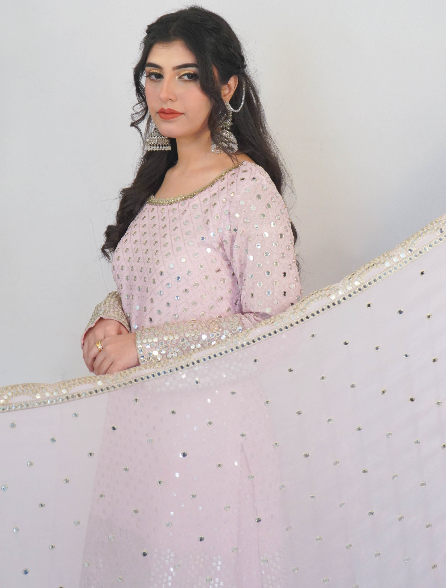 Pink Sharara