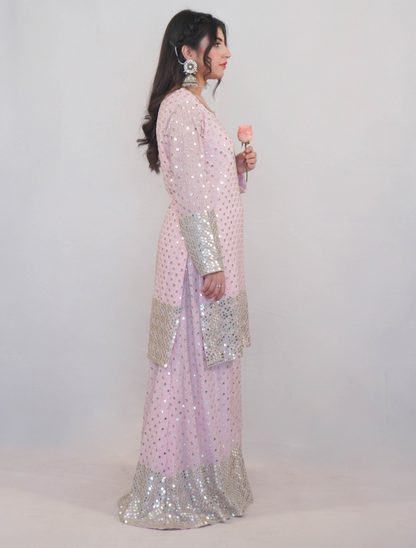 Pink Sharara