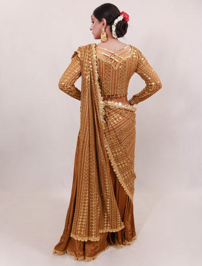 Toffee Sequins Lehenga