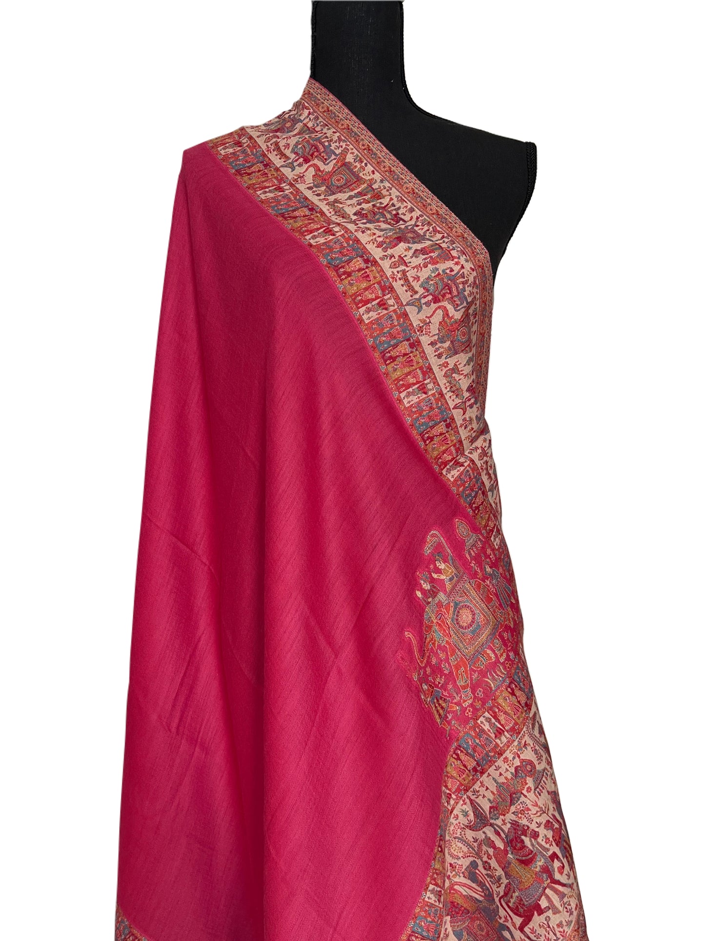 Cashmere shawl - Pink