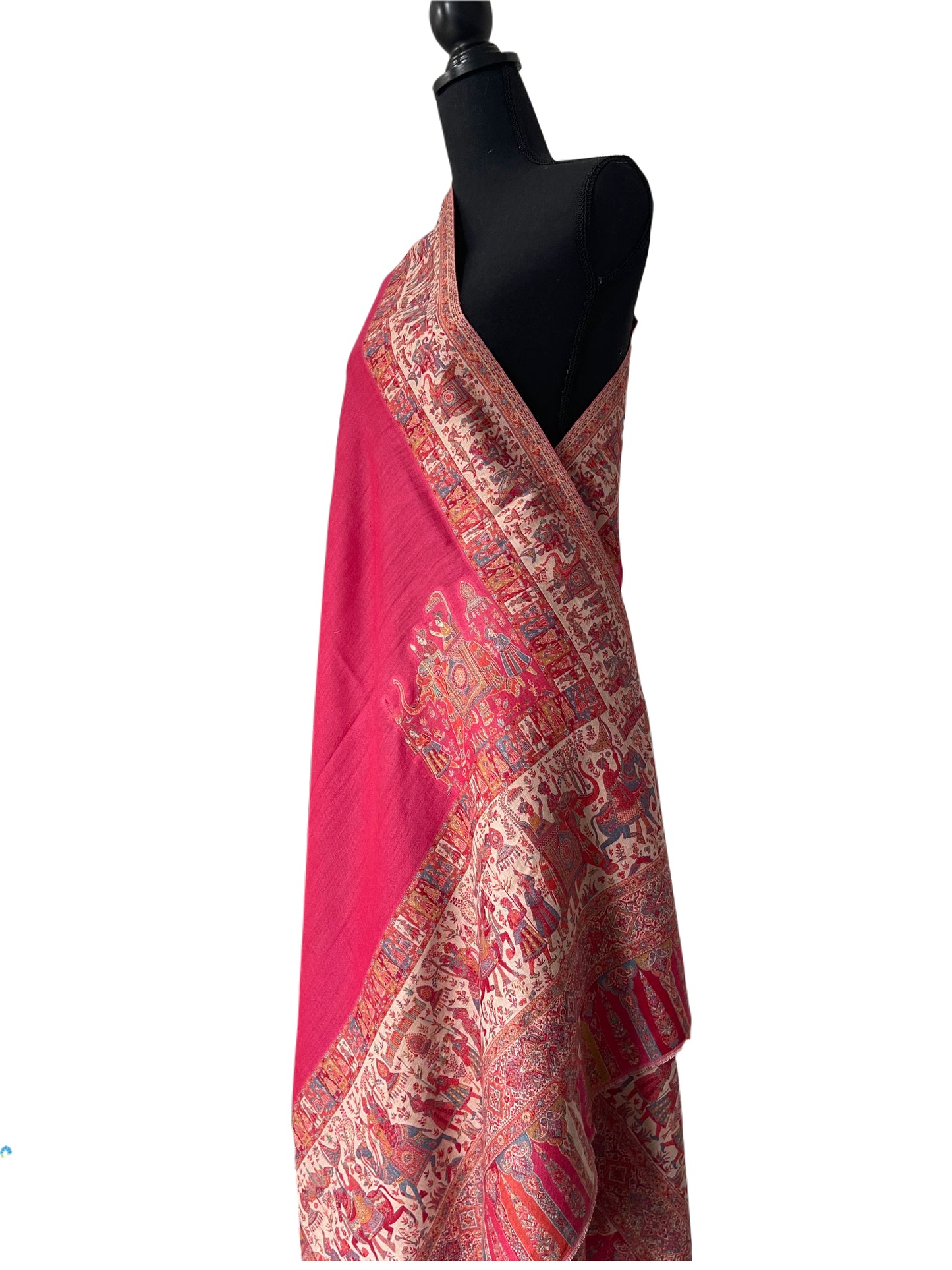 Cashmere shawl - Pink