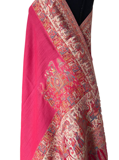 Cashmere shawl - Pink