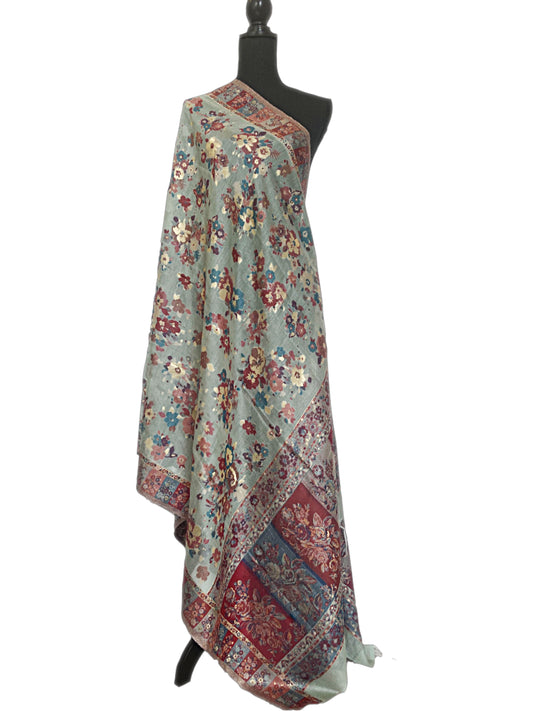 Silk Shawl Floral